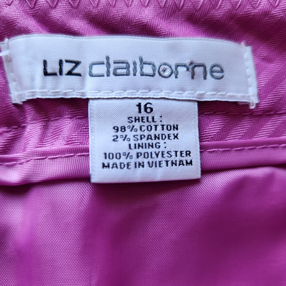 Liz Claiborne Pink Short Skirt Size 16 - Picture 4 of 5